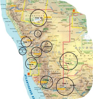 Afrikakarte zum anklicken.